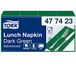 Tork Lunchservet Donkergroen, 1/8 gevouwen, 2-laags, 33 x 33 cm, 10 x 200 servetten, 477423