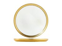 H&H Goldie Glazen bord met gouddraad, 28 cm