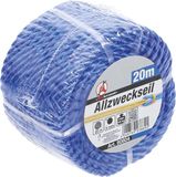 BGS Do it yourself BGS Kunststof touw / algemeen gebruik - 4 mm x 20 m - blauw