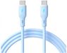 Akyga AK-USB-68 USB-kabel USB-C stekker, USB-C stekker 1 m Blauw