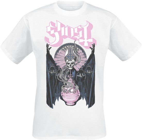 Ghost Beneficense Heren T-shirt - wit - M
