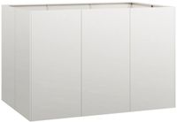 vidaXL Plantenbak 120x80x80 cm roestvrij staal