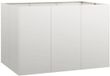 vidaXL Plantenbak 120x80x80 cm roestvrij staal
