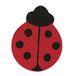 Rayher 8866200 Houtstrooiselen: lieveheersbeestje, 2,5 cm, SB-Btl. 24 stuks