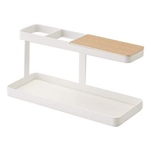 Yamazaki Bureau Organizer - Staal, Hout, Wit - One size
