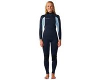 Rip Curl Trad 3/2 Mm Fl Dames Neopreen Wetsuit Met Lange Mouwen En Rugrits Blauw 10 Vrouw