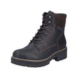 Rieker Y8130 veterlaarzen voor dames, zwart, 38 EU