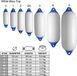 Talamex Star Pare-battages Blanc 10 x 40 cm
