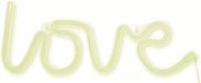 Dresz to Expresz Neon LED Lamp "Love" - Geel - Warm wit licht - 39x19.5cm
