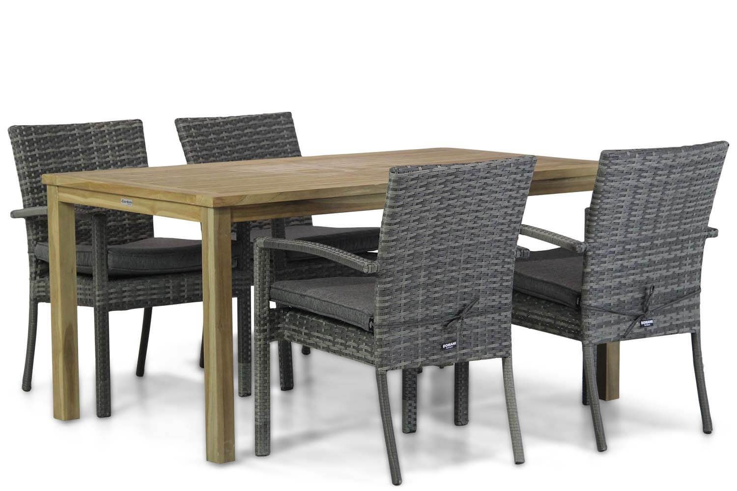 Domani Furniture Domani Albergo/Weston 160 cm dining tuinset 5-delig