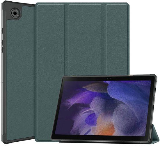 imoshion Tablet Hoes - Geschikt voor Samsung Galaxy Tab A8 (2021 / 2022) - Trifold Bookcase - Donkergroen