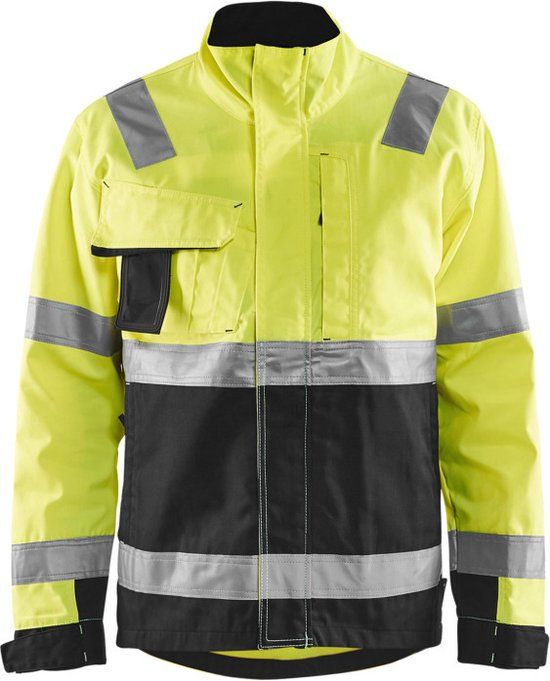 Blåkläder High Vis Klasse 3 Parka Geel/Zwart Maat M
