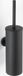 WENKO Bosio Porte-brosse WC - Acier inoxydable noir mat