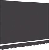 vidaXL - Vervangingsdoek - zonnescherm - voor - 3,5x2 - m - Antraciet - Polyester