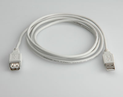 Value USB 2.0 kabel, type A-A, M/F 0,8m