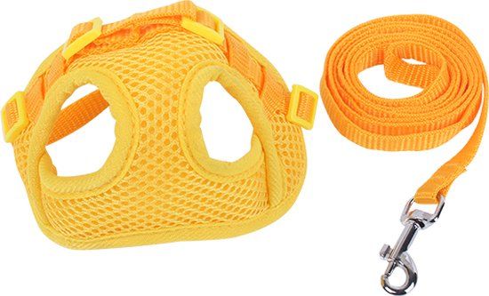 Nobleza Hondentuig met Riem - Maat S - Geel