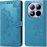imoshion Hoesje - Geschikt voor Xiaomi Redmi Note 15 Pro (5G) - Mandala Bookcase - Turquoise