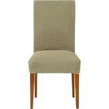 ECOMMERC3 2 x bi-elastische jacquard stoelhoezen, aanpasbaar, ademend en volledige bescherming, 2 stoelhoezen, effen, eenvoudige installatie, 100% Spaanse productie