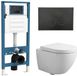 QeramiQ Dely Swirl Compact Toiletset