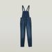 G-Star Lynn High Waist Skinny Jumpsuit Femme Coton Élasthanne Élasthanne W28 Dk Aged