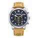 Timberland TDWGF0009602 Polshorloge Heren Blauw Leer Zilverkleurig Staal Kwarts