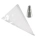 PME Cake Piping Bag en Nozzle Set | Small Star Savoy #1M & 12 spuitzakken