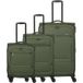 PAKLITE Set de 3 valises LIDO 4W, bleu marine (olive)