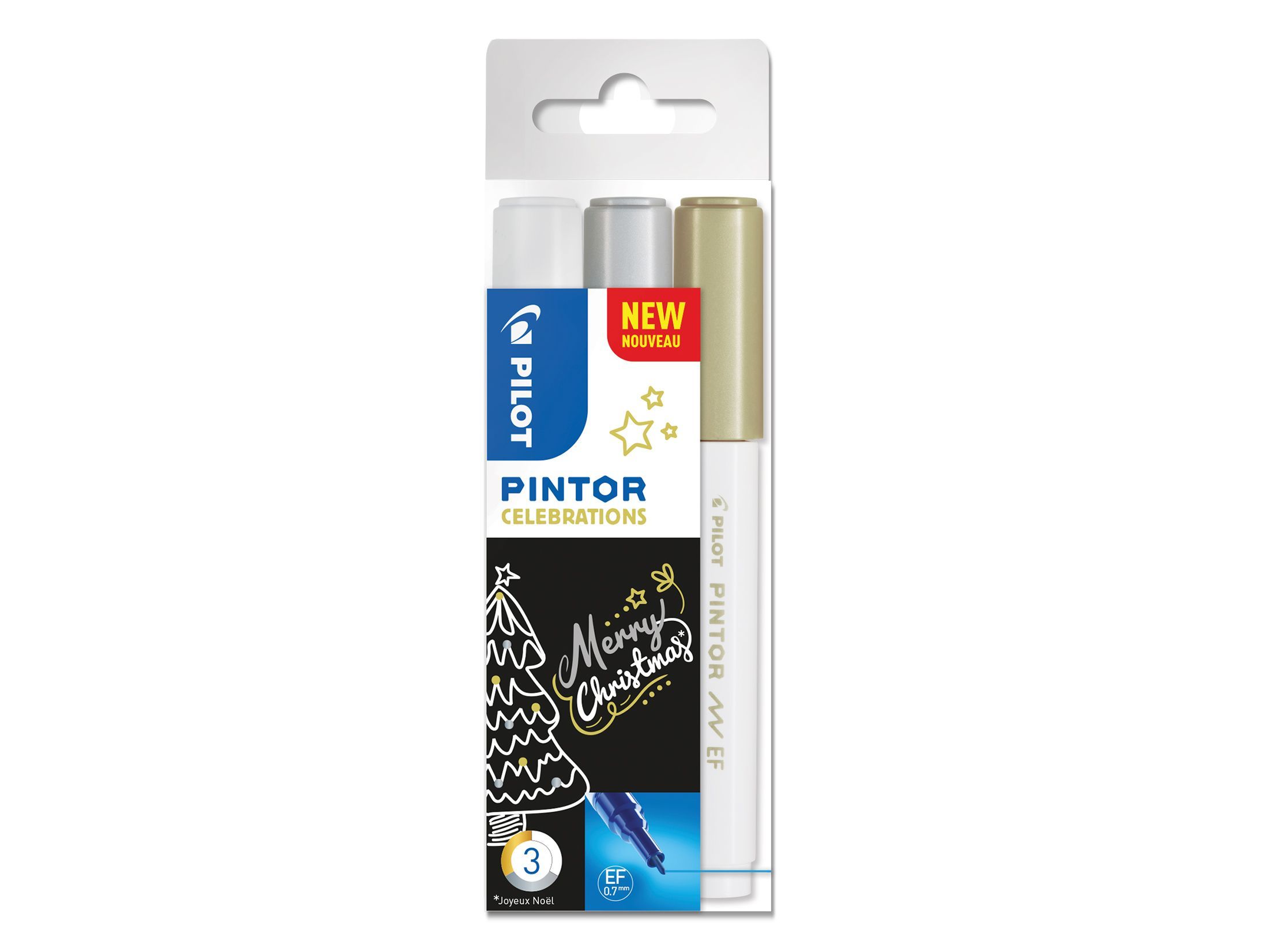Pilot Pintor - Markeerstiften - Verschillende kleuren - 3 stuks