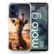 Cokitec Housse renforcée pour Motorola G35 5G Animal Giraffe Savane