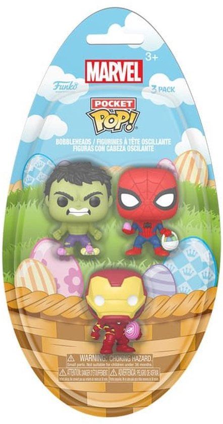 Funko Marvel Pocket POP! Vinyl Figure 3-Pack Easter 4 cm POP! Figuur