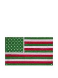 Gift Company Us Vlag Italië, Kokosnoten PVC Deurmat 75 x 45 cm, Kokos & Polyvinyl Chloride Multi Color