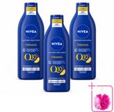 Nivea 3 x Q10 Lotion corporelle raffermissante à la Vitamine C - 400 ml