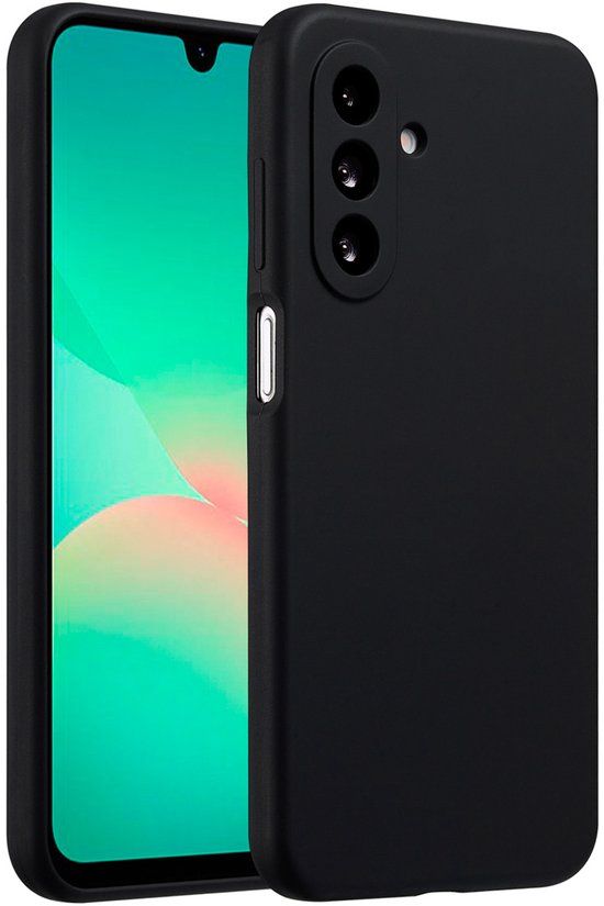 Accezz Liquid Silicone Backcover voor de Samsung Galaxy A26 - Zwart