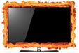 IDesign FLAME FRAME Retro TV 26", Forex, Multi-Colour