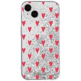 ERT GROUP mobiel telefoonhoesje voor Apple Iphone 14 PLUS origineel en officieel erkend Babaco patroon Hearts 004 optimaal, met glitter overloopeffect
