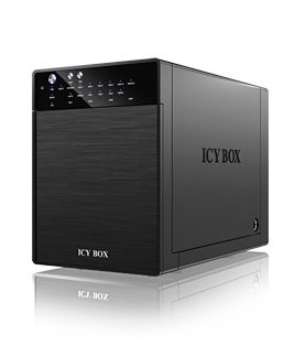 ICY BOX RaidSonic IB-RD3640SU3 Behuizing voor opslagstations Zwart