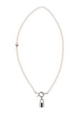 usha WHITE LABEL Usha Ketting zilver / parelwit