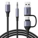 Ugreen Serie - Audio Adapter - 2-in-1 - USB-C - Snelladen
