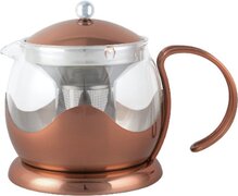 La Cafetière Theepot met Zeef, 1 L, Glas, Koper - | Izmir