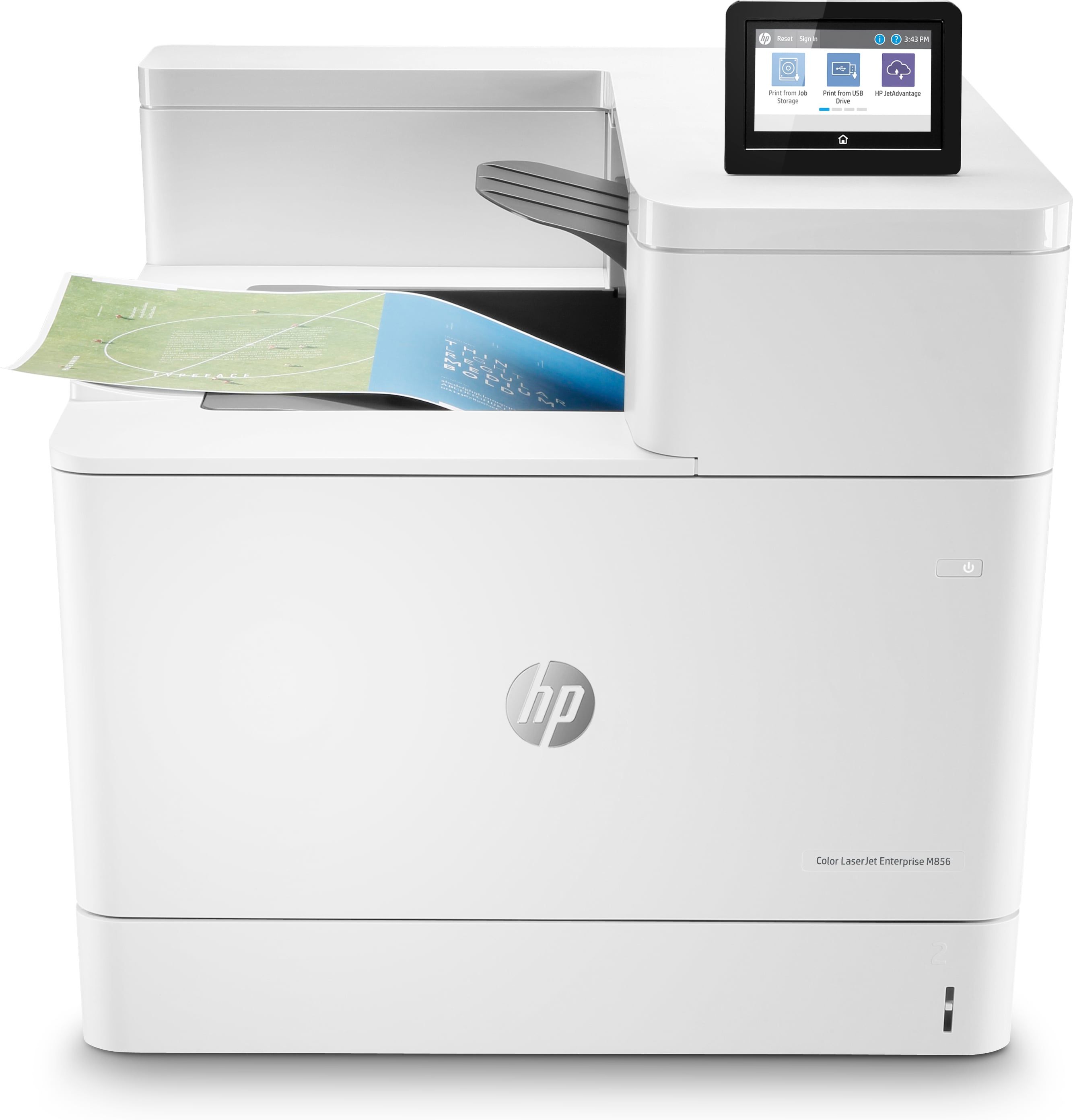 HP Color LaserJet Enterprise M856dn - Kleurenprinter - Laser - A3 - 56 ppm - 1200 x 1200 dpi - Duplex - USB/LAN
