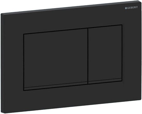 Geberit Sigma 30 Drukplaat - Mat Zwart - 2-Toets