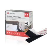 Velcro Klittenband voor algemeen gebruik 5m haakband 5m lusband, haak & lus 50mm zwart