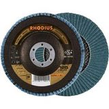 Rhodius 210698 LGZ F3 disque lamelle grain 60 inox, acier 10 pc.