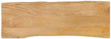 vidaXL Tafelblad met natuurlijke rand 110x40x2,5 cm massief mangohout