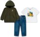 Levi's® Kids R558 Set Olive Night Katoen Lange mouw 18 maanden