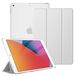 Fintie iPad 10.2 inch (9e / 8e / 7e Generatie, Model 2021/2020/ 2019) - Ultradun Superlicht Beschermhoes met Transparante Achterkant met Automatische Slaap-waak Functie, Zilver