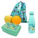 Nerthus FIH 1034 roestvrij stalen dubbelwandige fles set lunchbox en rugzak kinderen dinosaurussen school