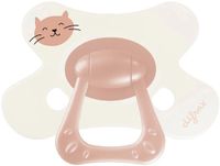 Difrax Natural Fopspeen - 12+ Mnd - Dusty Pink Kitten