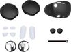 Merkloos Housse de protection Compatible pour PS VR2 Casque VR - Coque en silicone, cache-objectif, manette - Coussinets en silicone antidérapants, capuchons de joystick