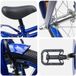 vidaXL Vélo enfant 12 pouces bleu foncé